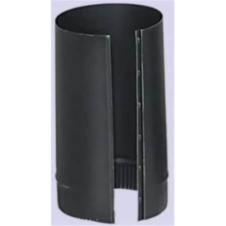 Integra Miltex Gray Metal Products  Inc. 8-24-600A 8 Inch  x 12 Inch  24-ga Snap-Lock Black Stovepipe 73815